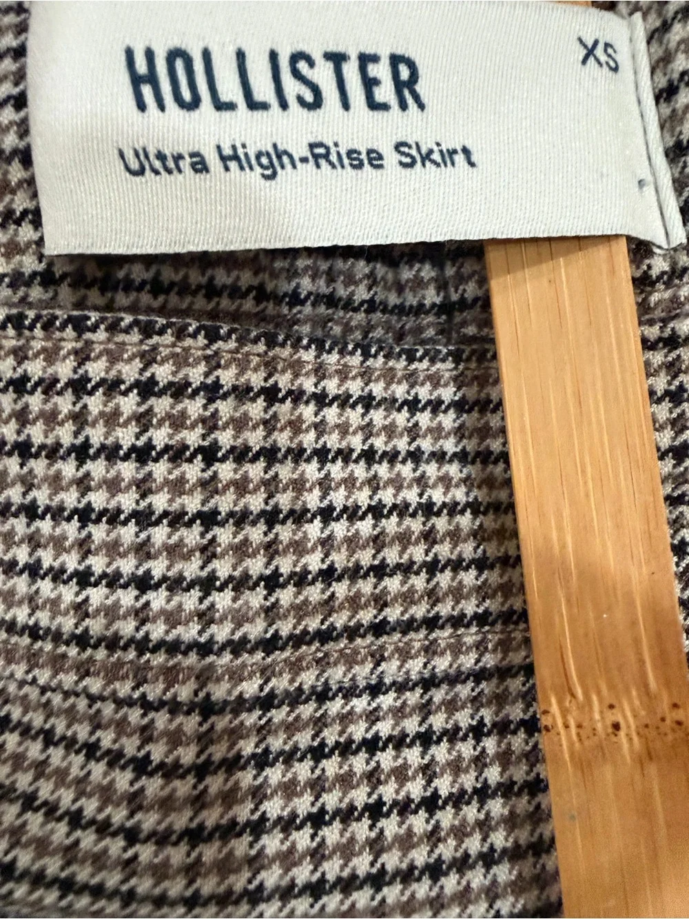 Hollister Ultra High Rise Skort Houndstooth size XS